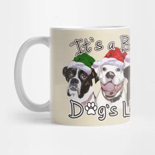 Christmas Boxer Dog Life Mug